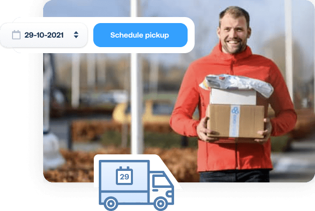 Courier pickup and delivery scheduling