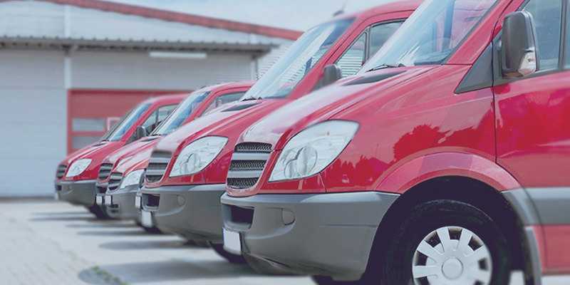 Courier vehicle fleet